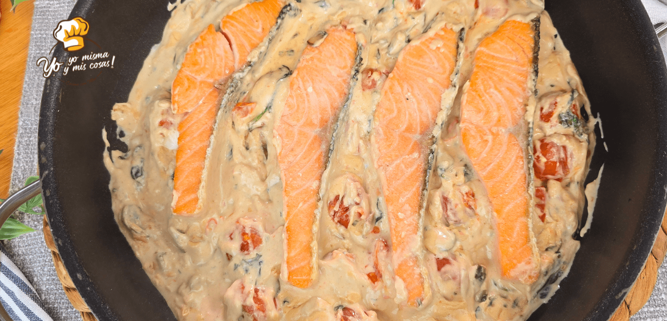 Salmón en Salsa cremosa